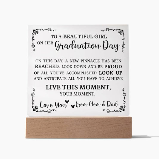 Graduation Gift, Acrylic Plaque, High School Graduation, College Graduation Gift for Her