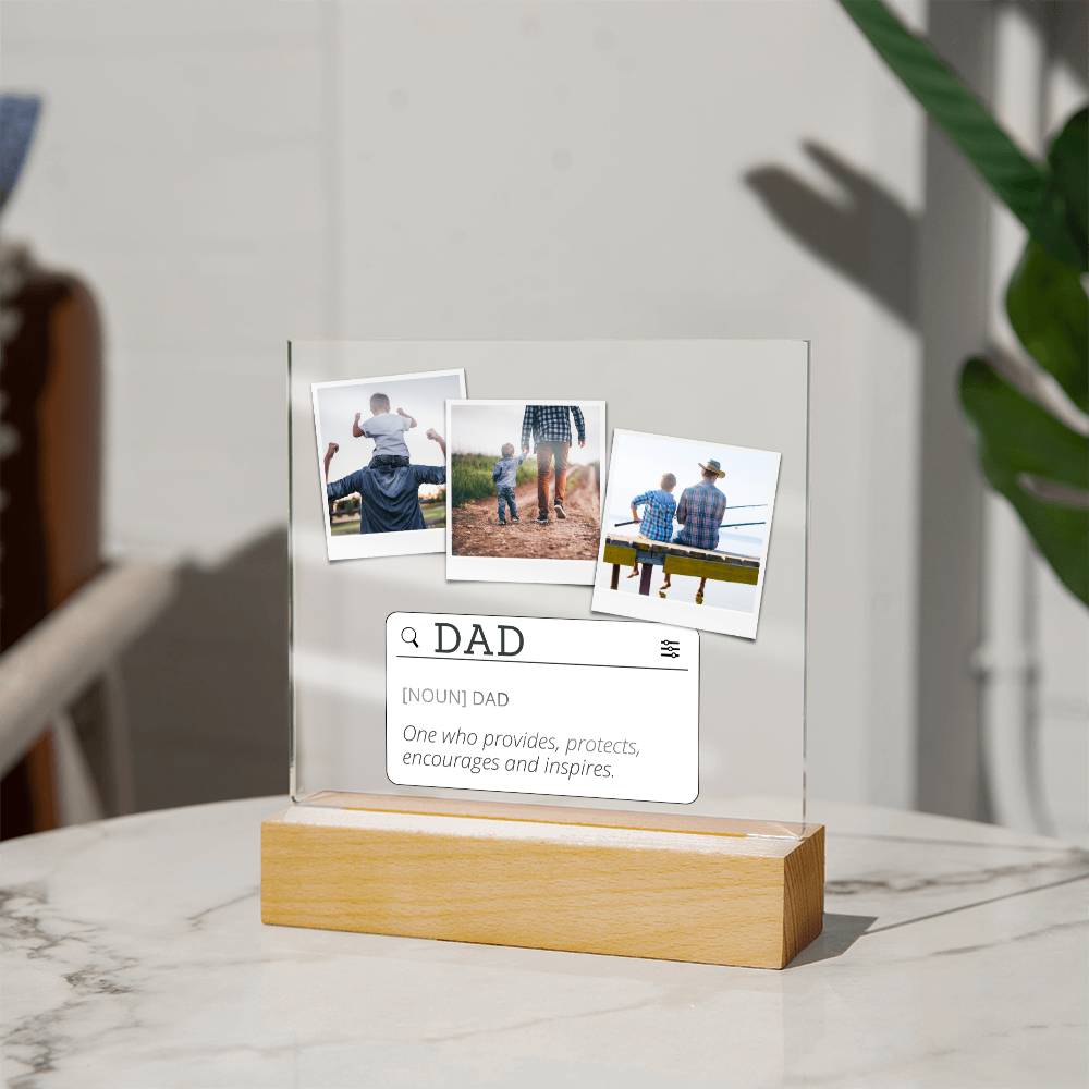 Personalized Photo Plaque, Acrylic Square Plaque
