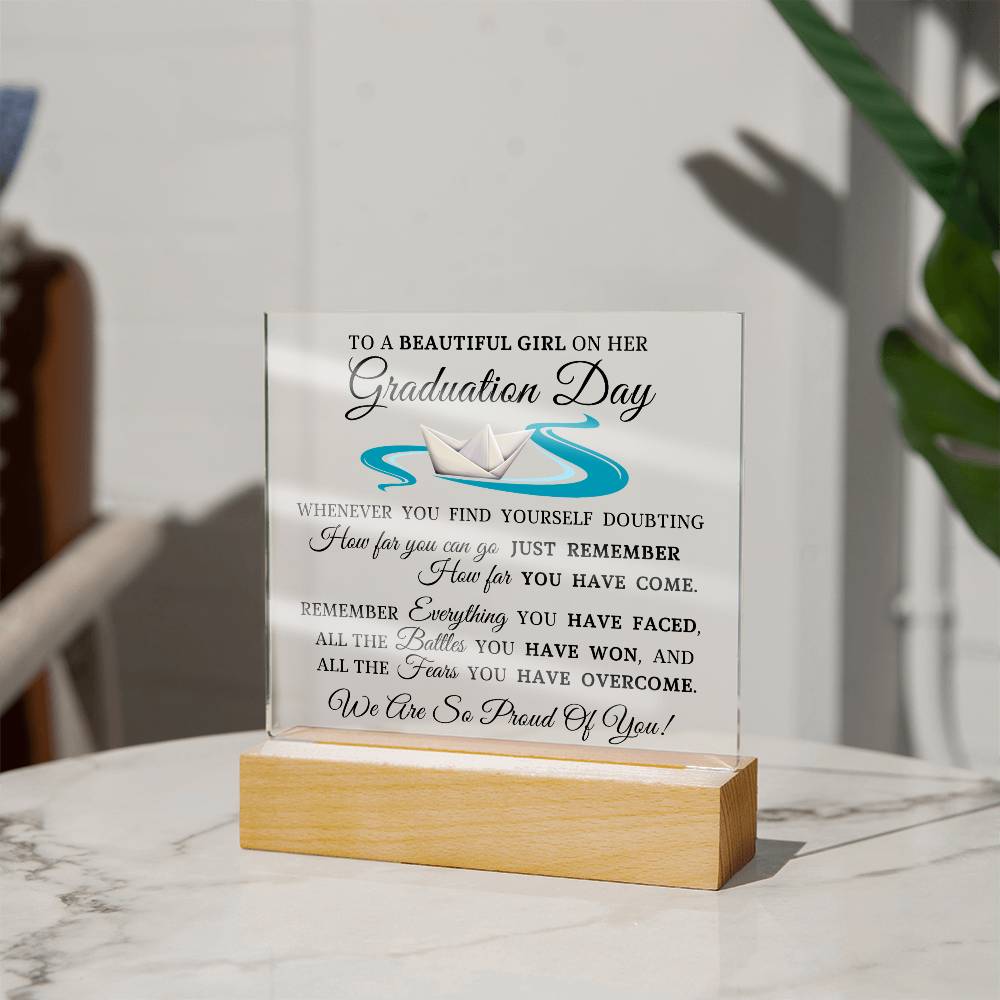 Graduation Gift, Acrylic Plaque
