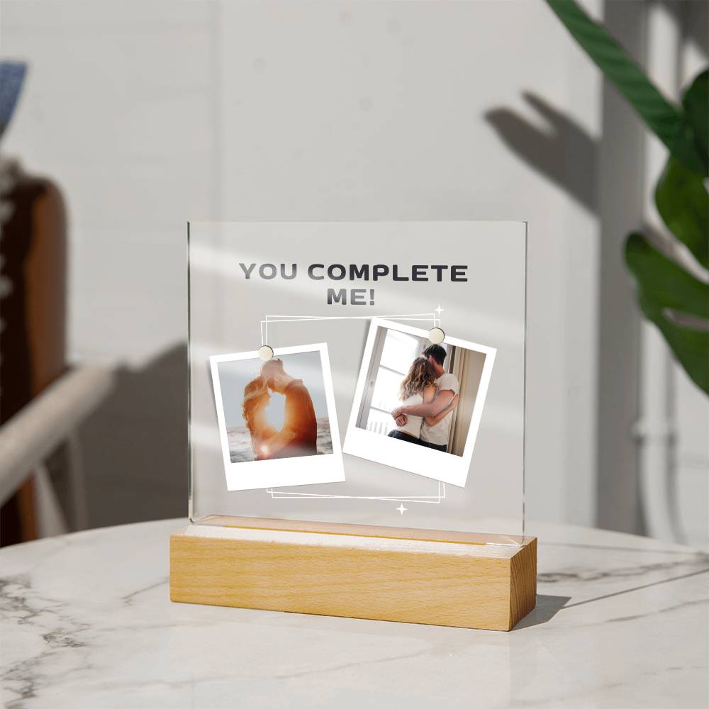 Customized Photo Acrylic Square Plaque