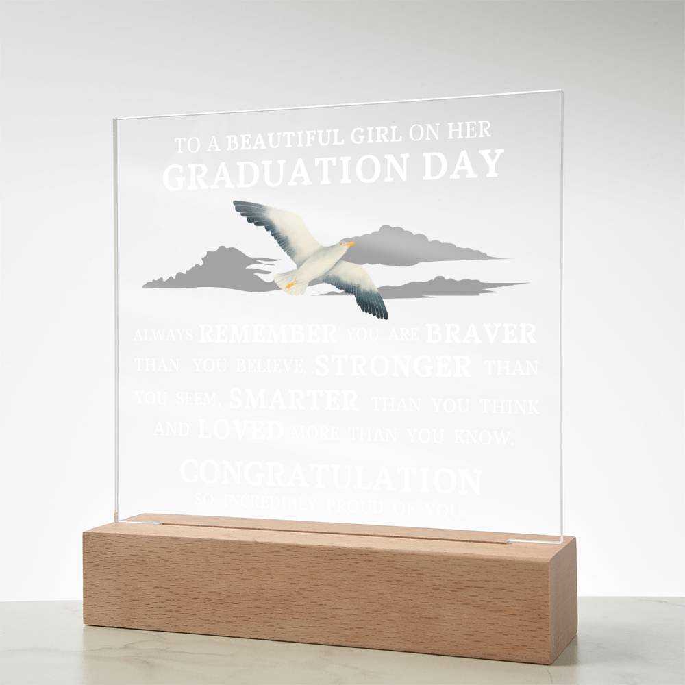 Graduation Gift for Her, Acrylic Plaque