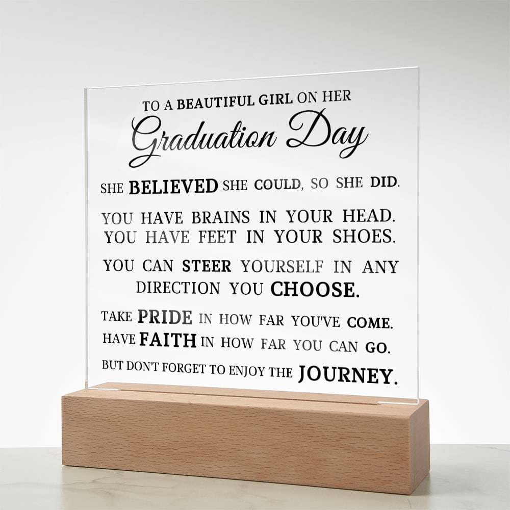 Graduation Gift, Acrylic Plaque