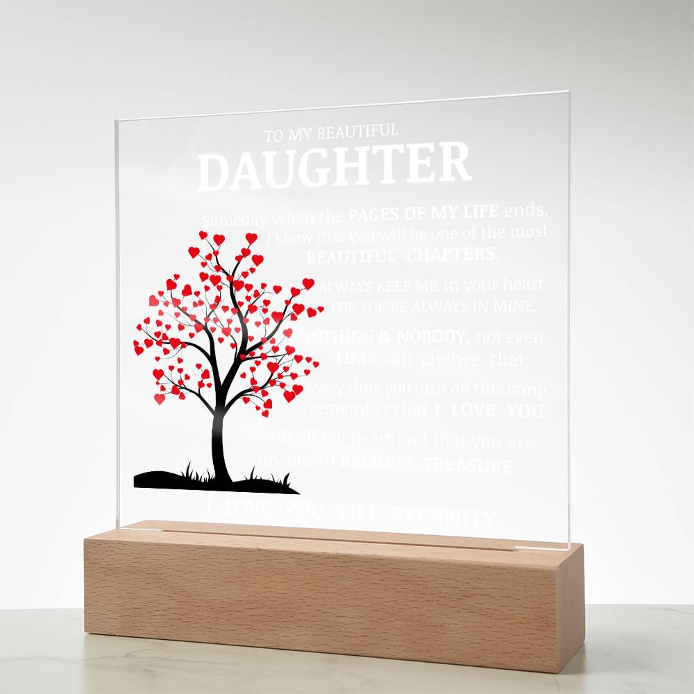 Daughter Keepsake - Lamp of Love
