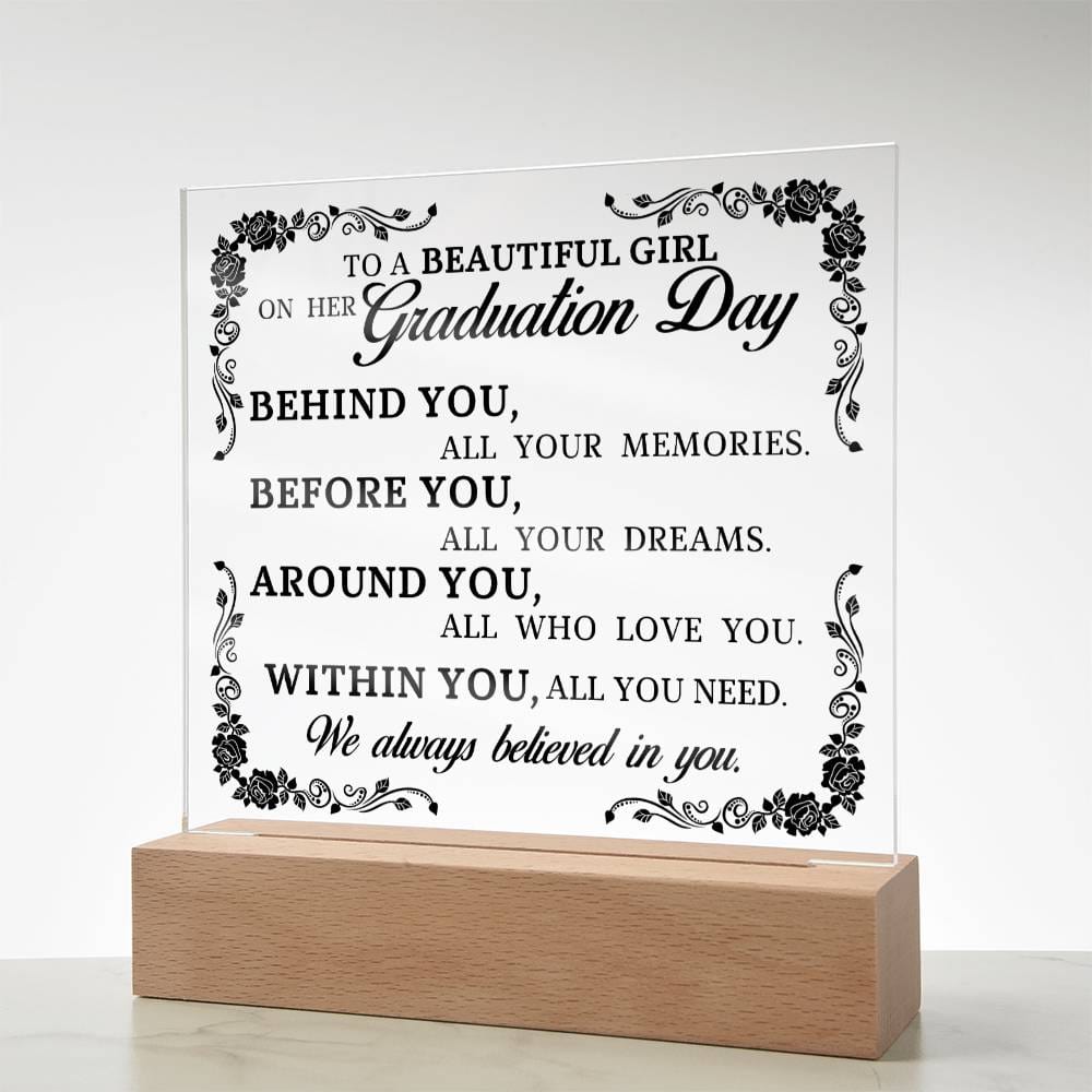 Graduation Gift, Acrylic Plaque, High School Graduation, College Graduation Gift for Her