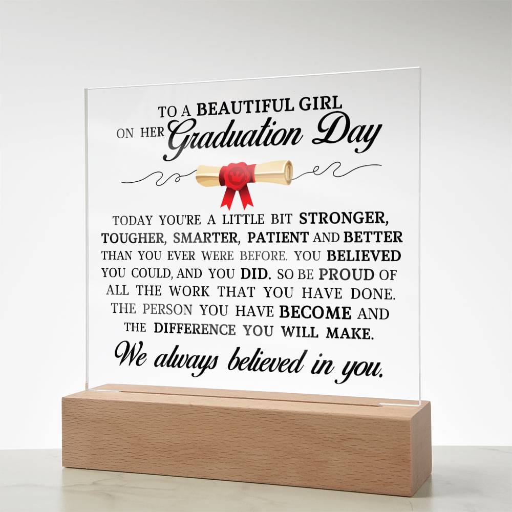 Graduation Gift, Acrylic Plaque, High School Graduation, College Graduation Gift for Her