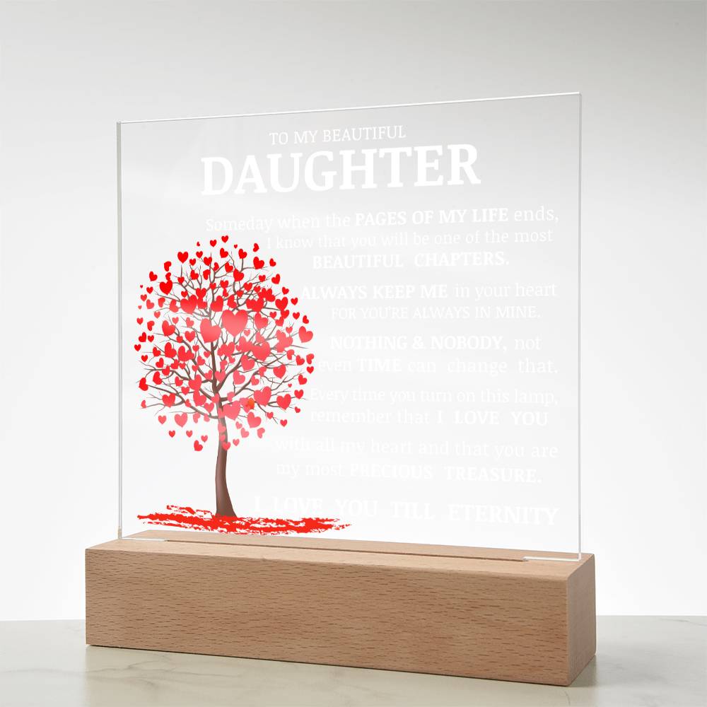 Daughter Keepsake - Lamp of Love