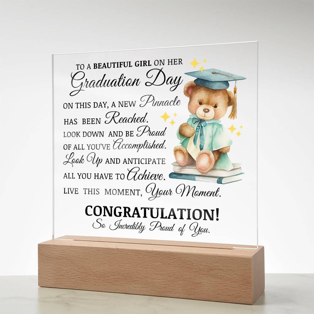 Graduation Gift for Her, Acrylic Plaque