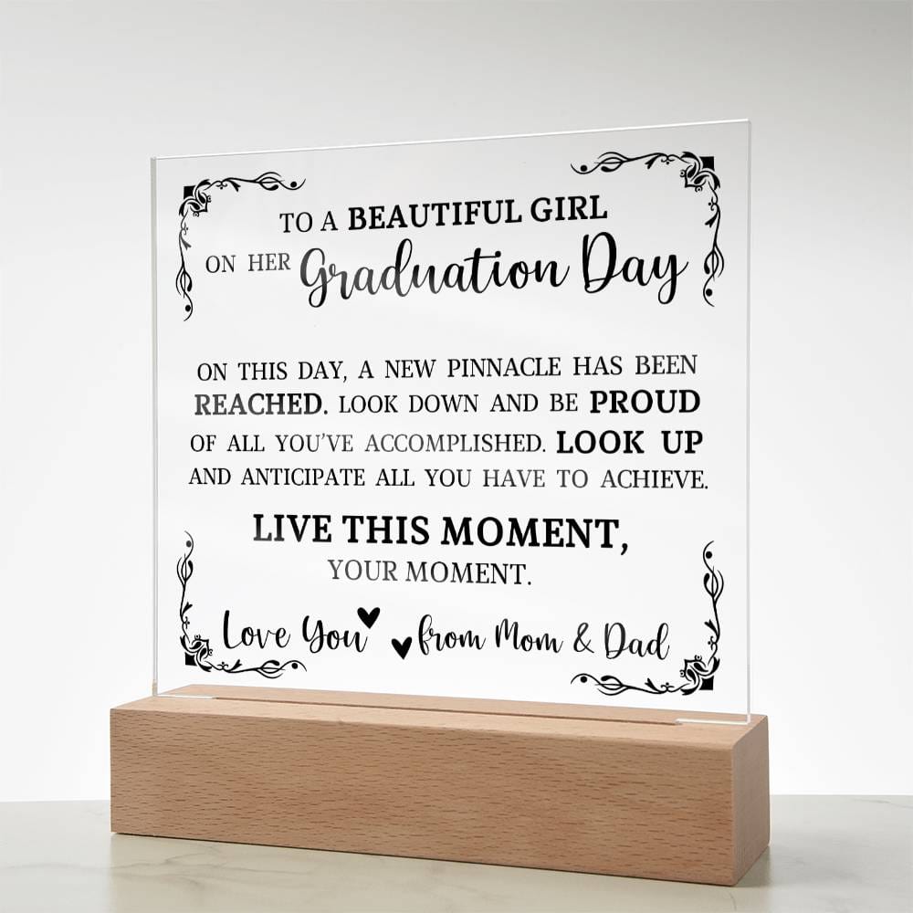 Graduation Gift, Acrylic Plaque, High School Graduation, College Graduation Gift for Her