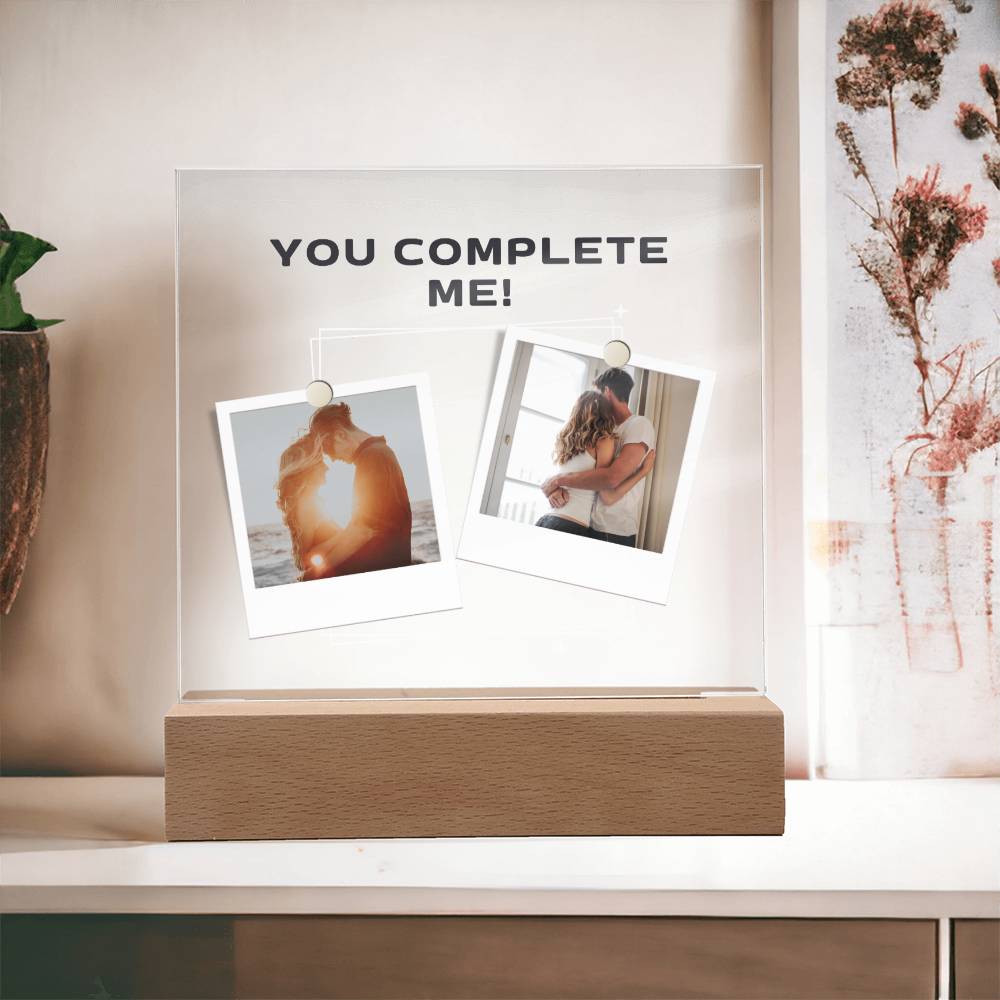 Customized Photo Acrylic Square Plaque