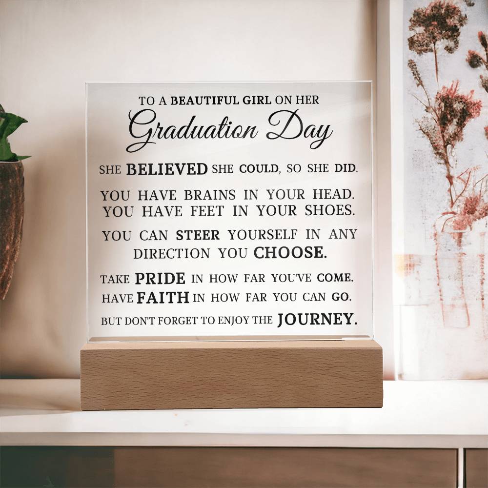 Graduation Gift, Acrylic Plaque