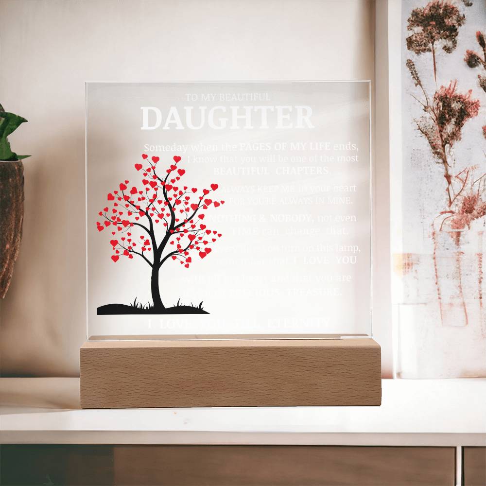 Daughter Keepsake - Lamp of Love