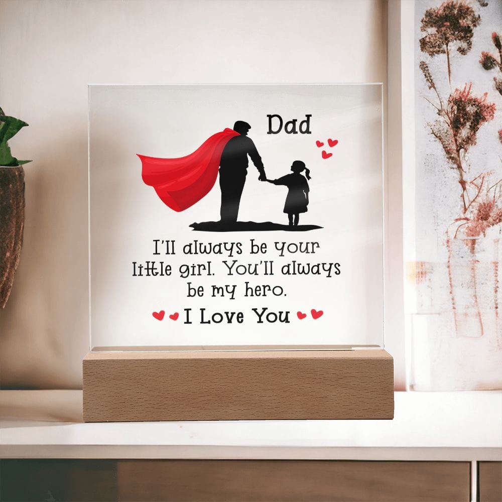 Best Dad Gift, LED Acrylic Plaque