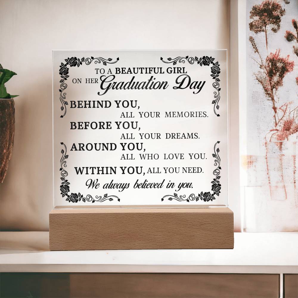 Graduation Gift, Acrylic Plaque, High School Graduation, College Graduation Gift for Her