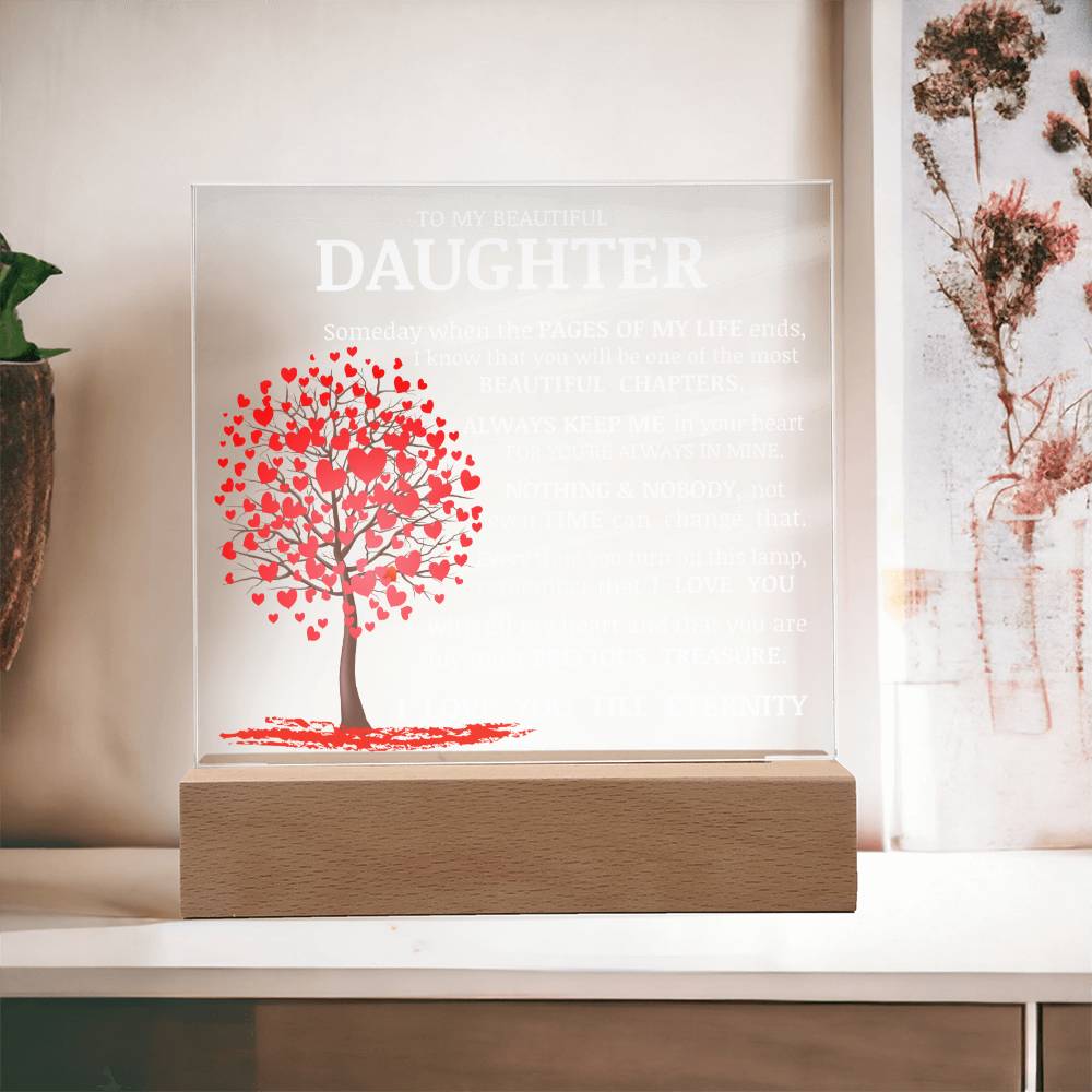 Daughter Keepsake - Lamp of Love