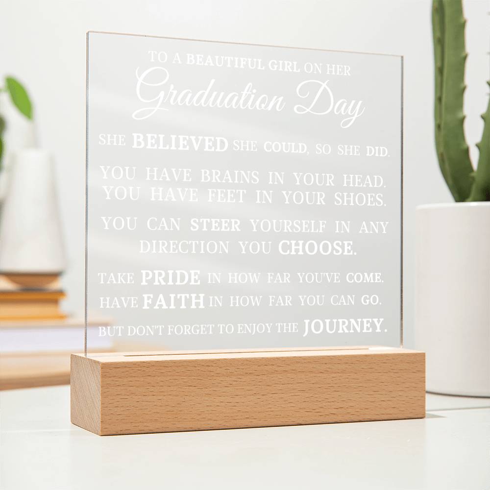Graduation Gift, Acrylic Plaque