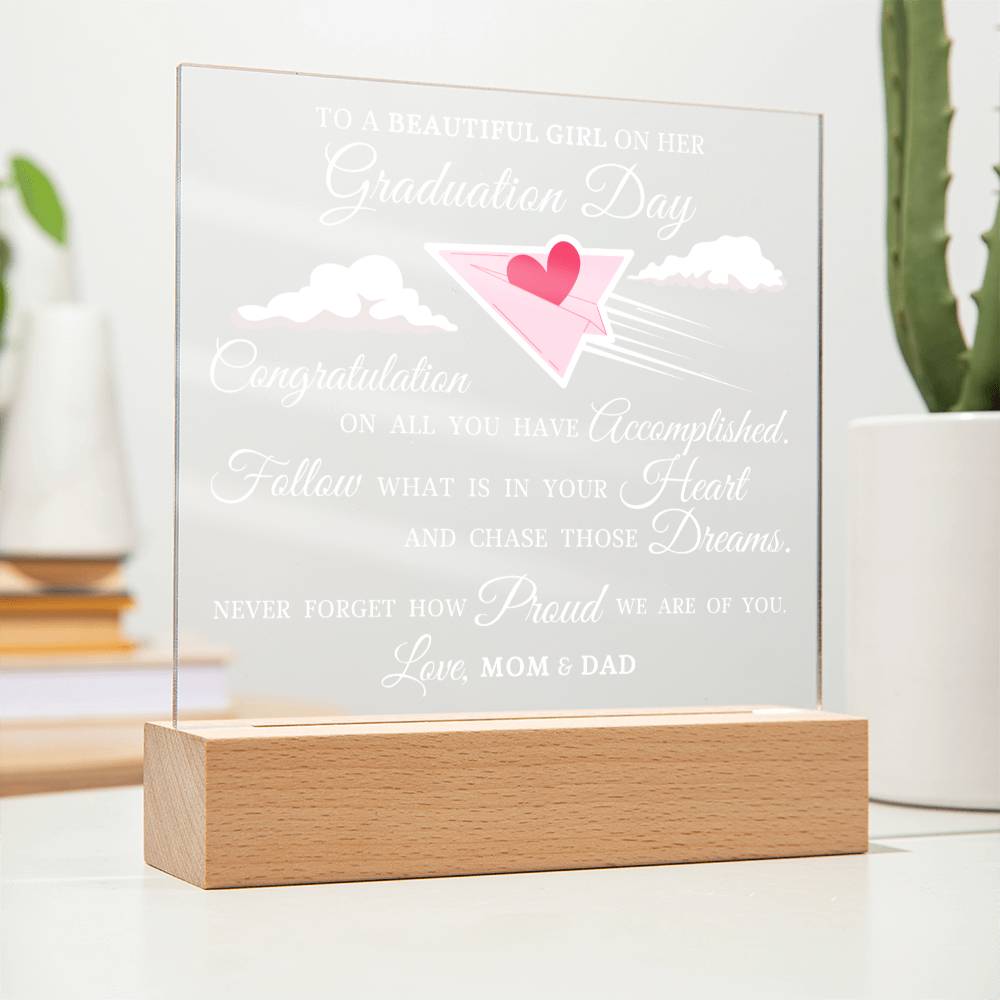 Graduation Gift, Acrylic Plaque