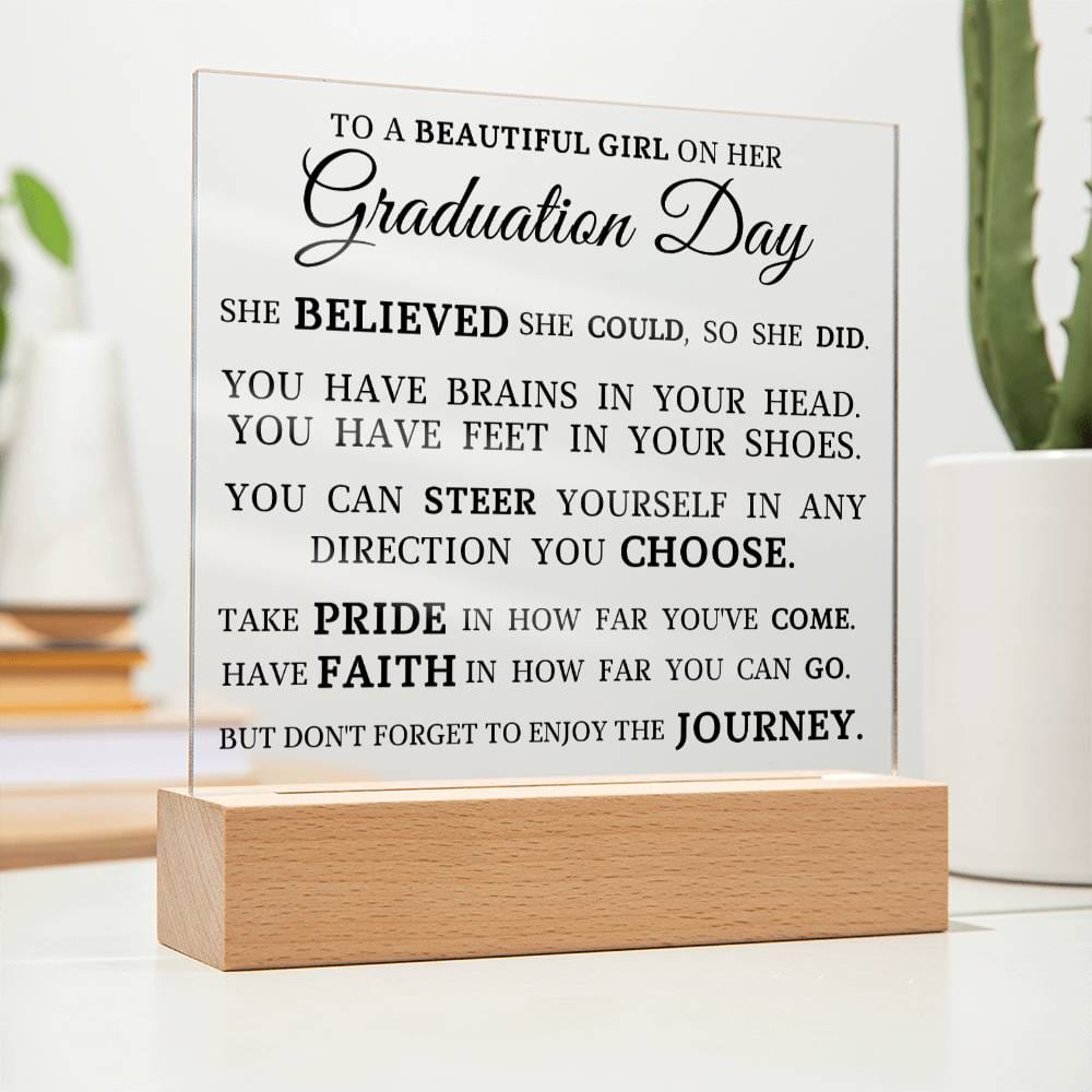 Graduation Gift, Acrylic Plaque