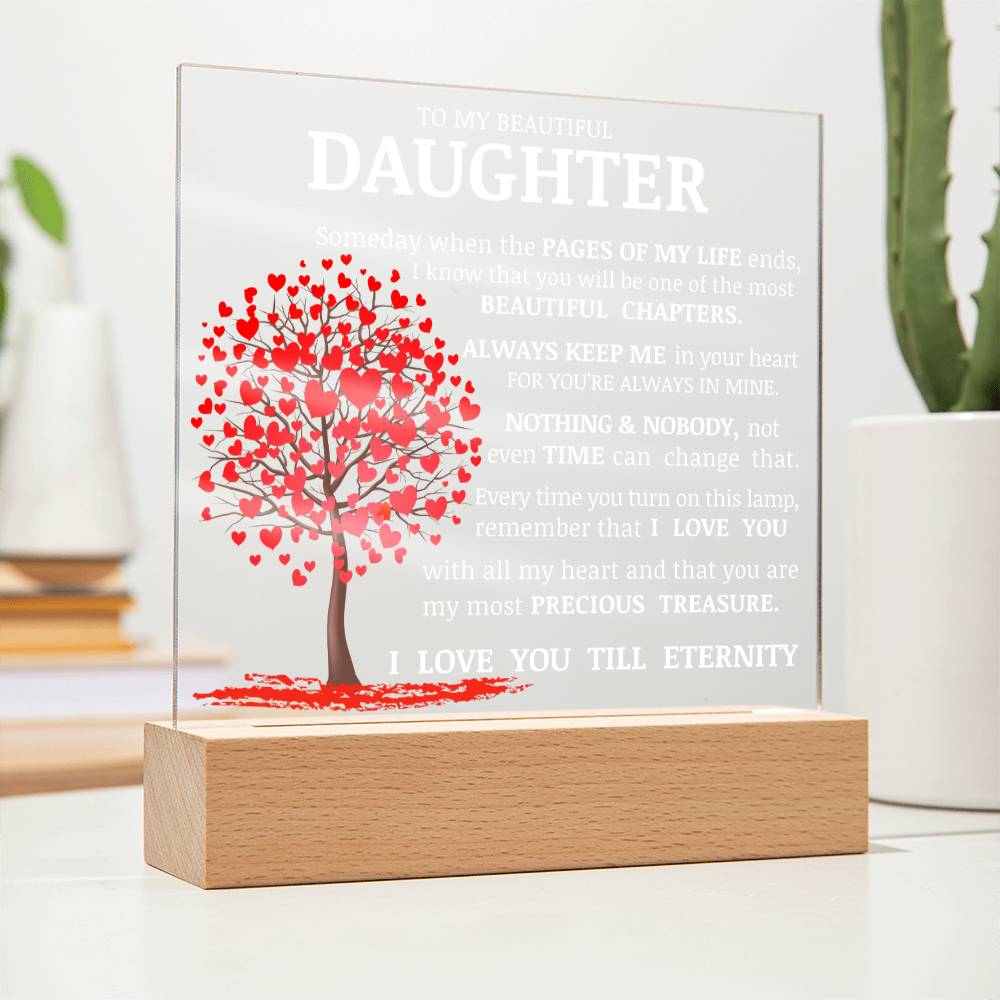 Daughter Keepsake - Lamp of Love