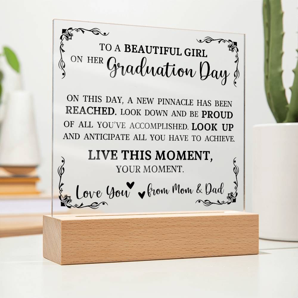 Graduation Gift, Acrylic Plaque, High School Graduation, College Graduation Gift for Her