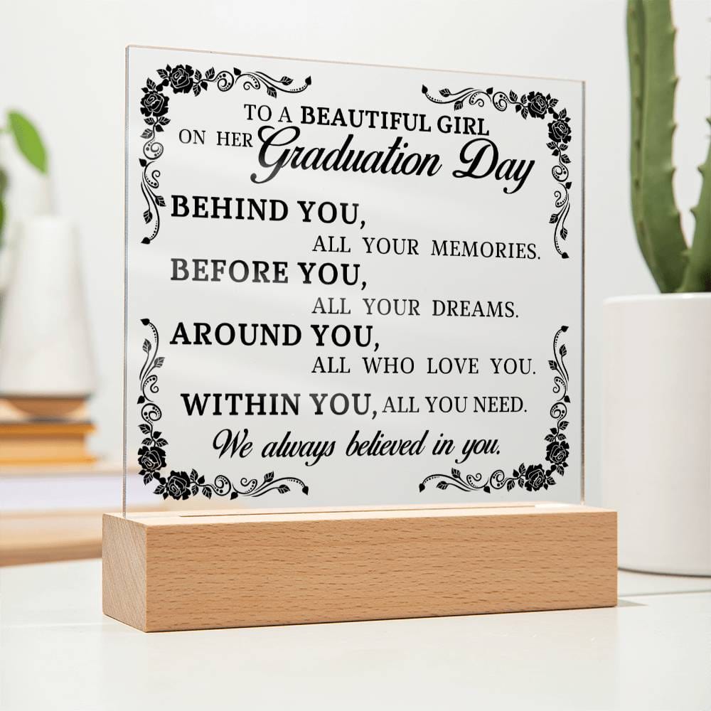 Graduation Gift, Acrylic Plaque, High School Graduation, College Graduation Gift for Her