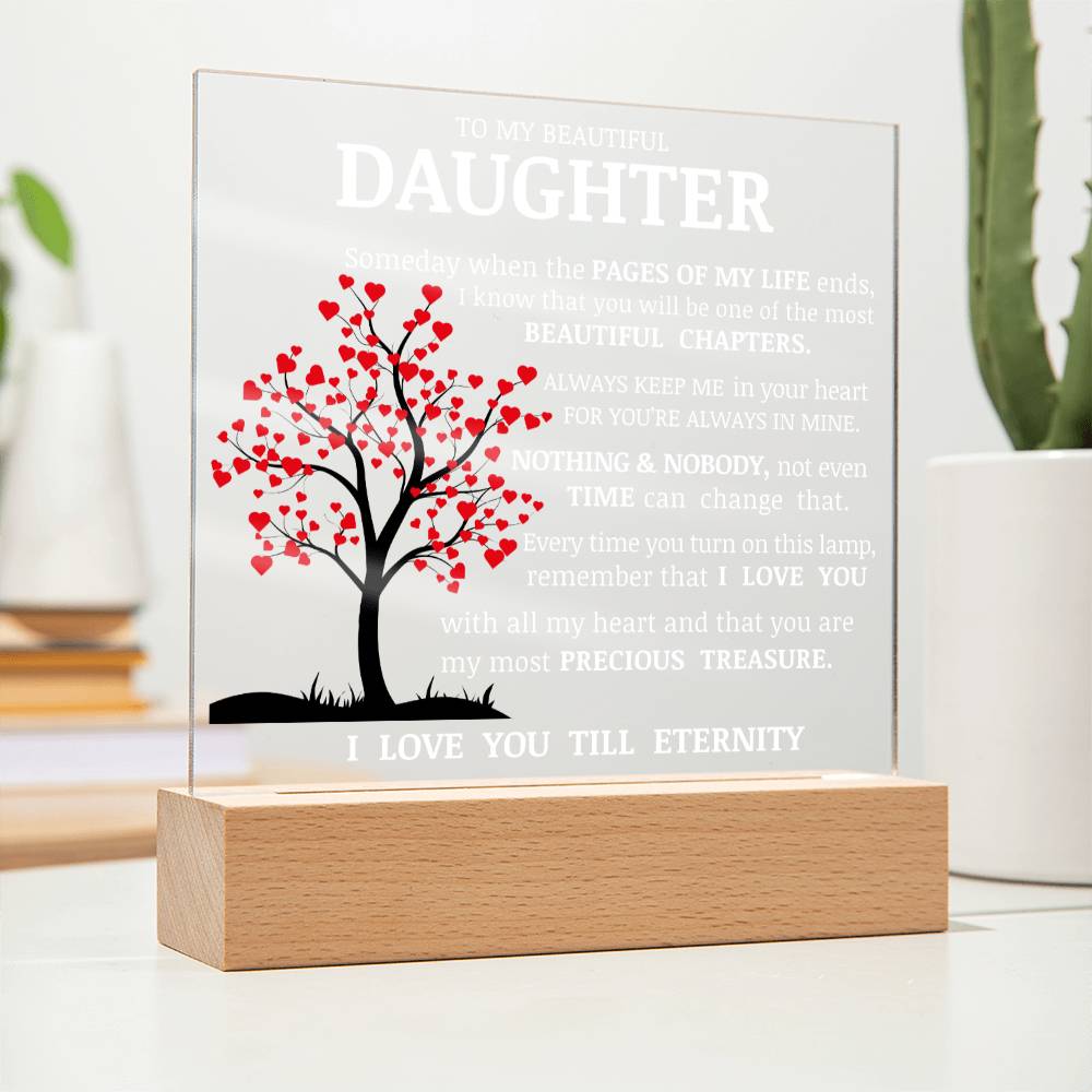 Daughter Keepsake - Lamp of Love