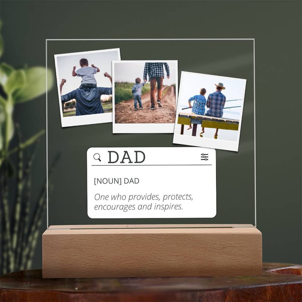 Personalized Photo Plaque, Acrylic Square Plaque