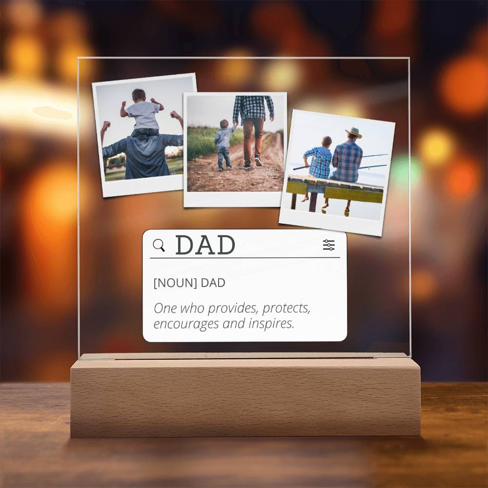 Personalized Photo Plaque, Acrylic Square Plaque