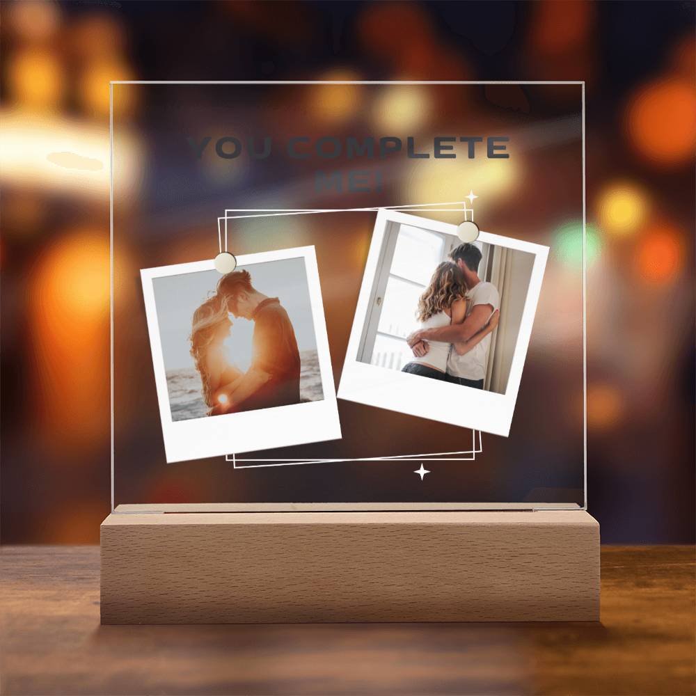 Customized Photo Acrylic Square Plaque