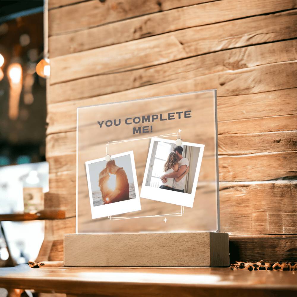 Customized Photo Acrylic Square Plaque