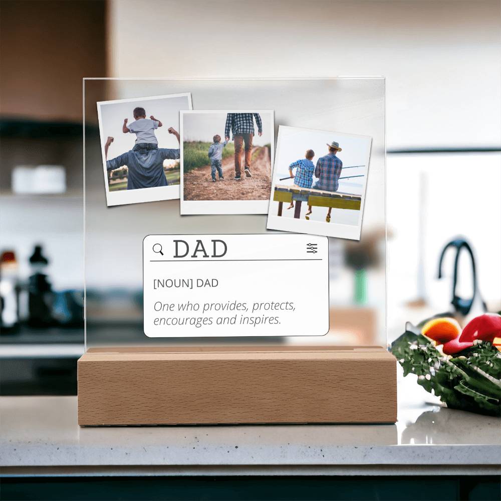 Personalized Photo Plaque, Acrylic Square Plaque
