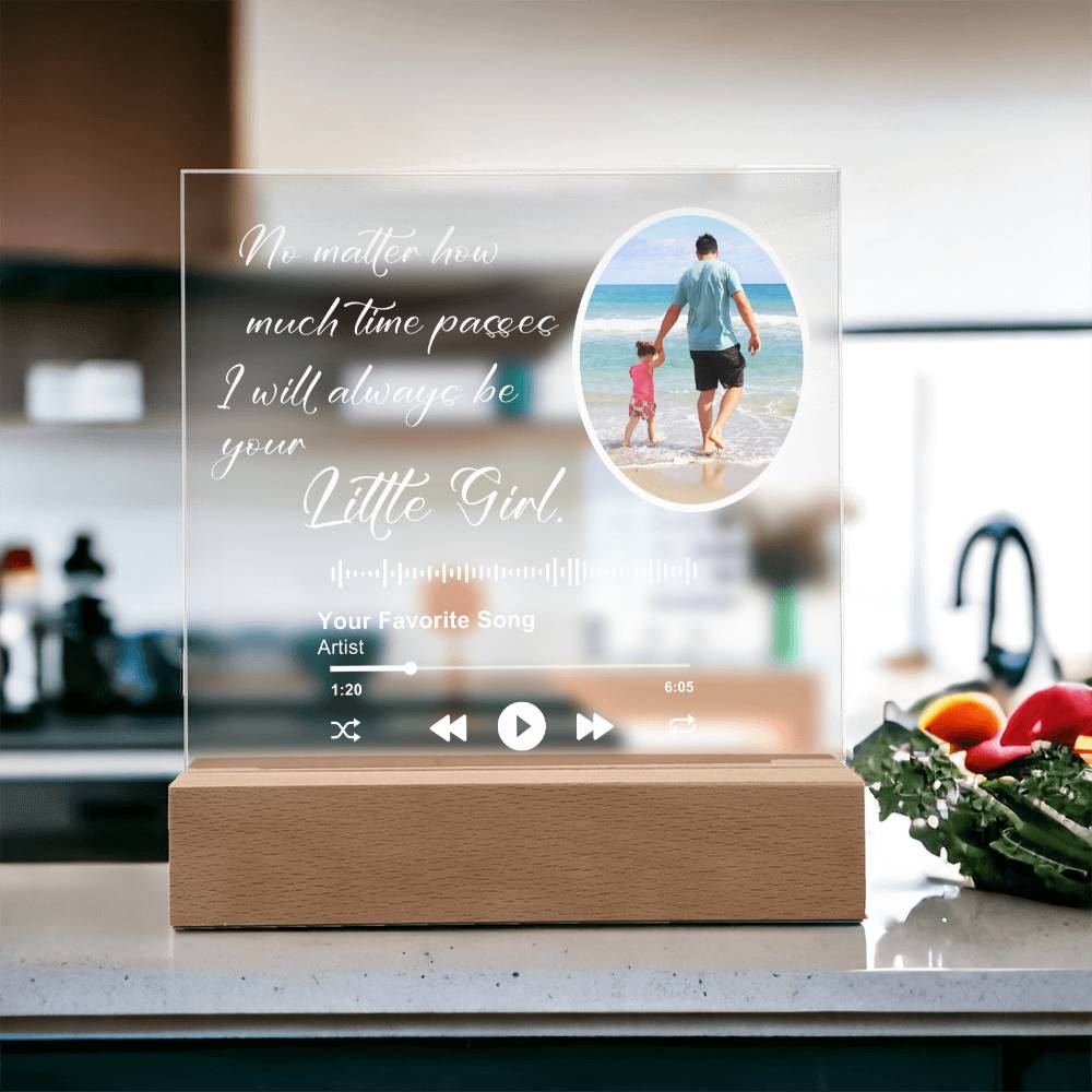 Customized Album Plaque for Dad