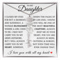 To My Daughter "You Have Blossomed" Flower Name Necklace