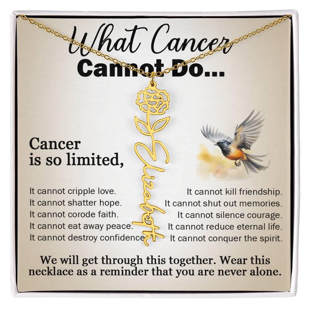 Cancer Gifts for Women, Jewelry for Cancer Survivor, Inspirational Necklaces with Meaningful Caring Message Card and Gift Box, Cancer Gifts for Friends, Mom, Daughter, Patients