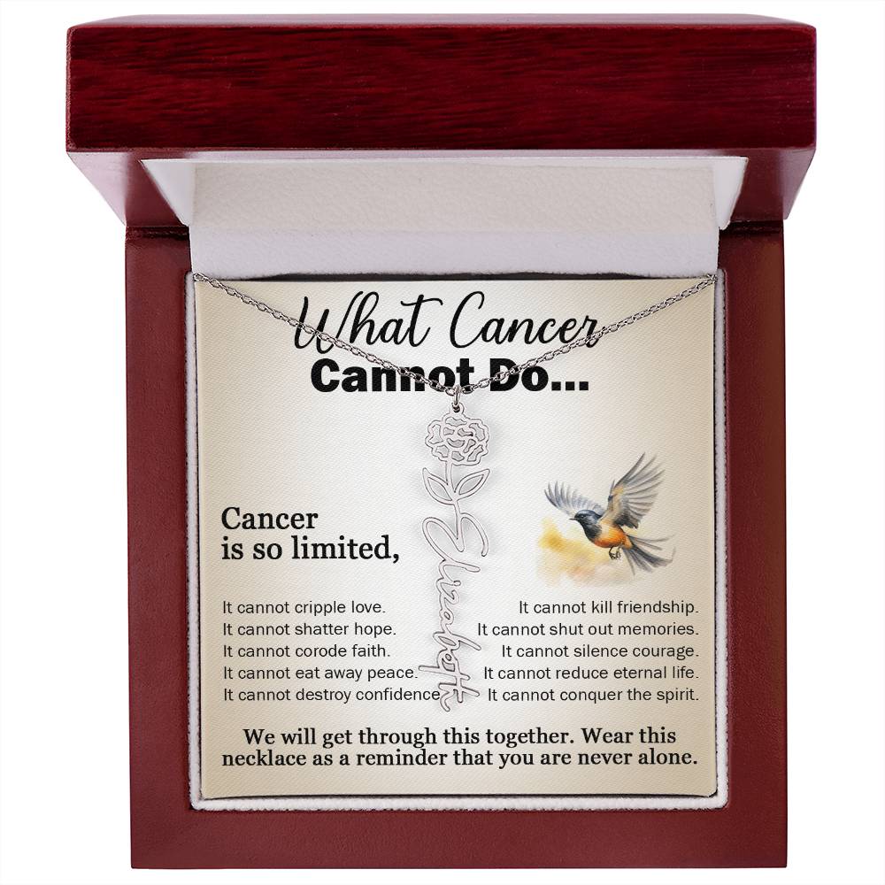 Cancer Gifts for Women, Jewelry for Cancer Survivor, Inspirational Necklaces with Meaningful Caring Message Card and Gift Box, Cancer Gifts for Friends, Mom, Daughter, Patients