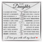 To My Daughter "You Have Blossomed" Flower Name Necklace