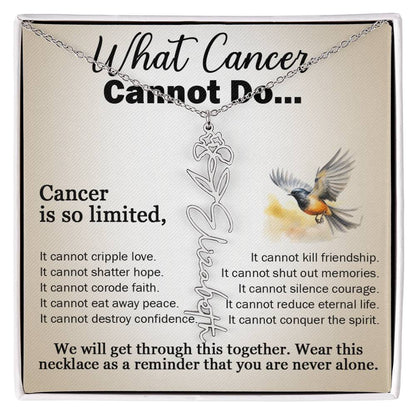 Cancer Gifts for Women, Jewelry for Cancer Survivor, Inspirational Necklaces with Meaningful Caring Message Card and Gift Box, Cancer Gifts for Friends, Mom, Daughter, Patients