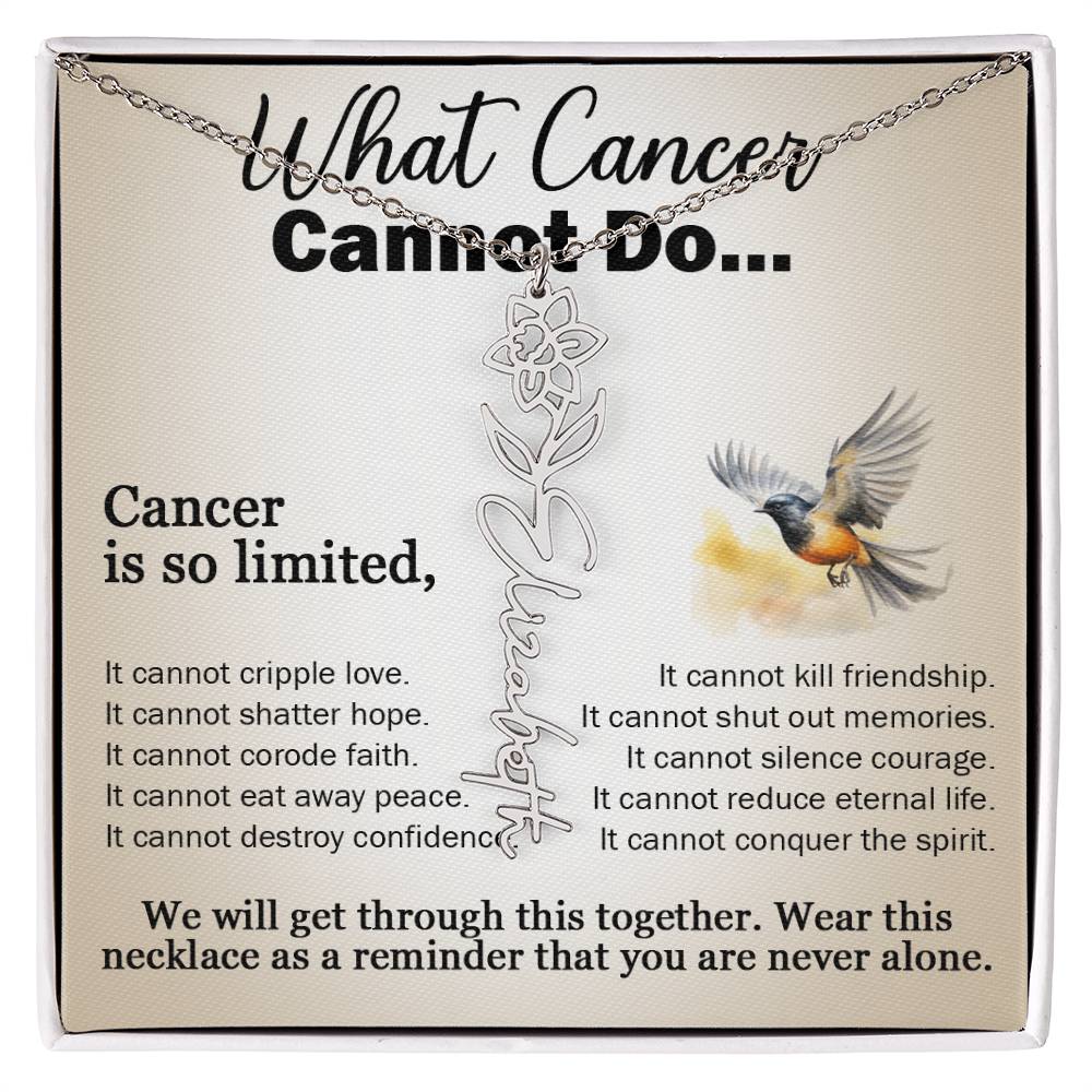Cancer Gifts for Women, Jewelry for Cancer Survivor, Inspirational Necklaces with Meaningful Caring Message Card and Gift Box, Cancer Gifts for Friends, Mom, Daughter, Patients