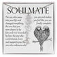 Soulmate Gift, Name Flower Necklace
