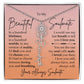 To My Beautiful Soulmate, Name Flower Necklace