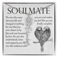 Soulmate Gift, Name Flower Necklace