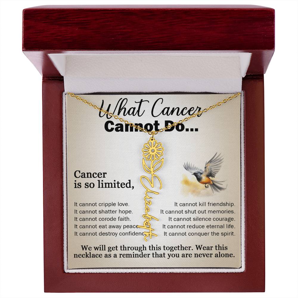 Cancer Gifts for Women, Jewelry for Cancer Survivor, Inspirational Necklaces with Meaningful Caring Message Card and Gift Box, Cancer Gifts for Friends, Mom, Daughter, Patients