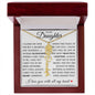 To My Daughter "You Have Blossomed" Flower Name Necklace