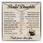 To My Bonus Daughter, Name Flower Necklace