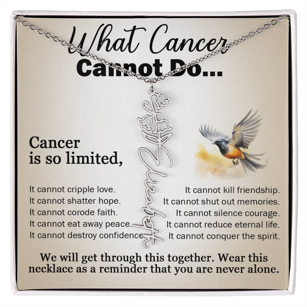 Cancer Gifts for Women, Jewelry for Cancer Survivor, Inspirational Necklaces with Meaningful Caring Message Card and Gift Box, Cancer Gifts for Friends, Mom, Daughter, Patients