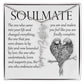 Soulmate Gift, Name Flower Necklace