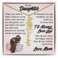To My Daughter, Name Flower Necklace