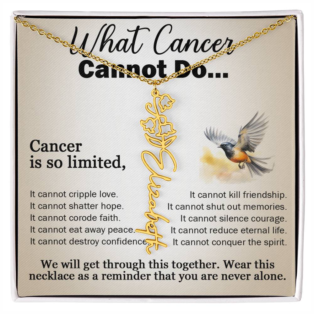 Cancer Gifts for Women, Jewelry for Cancer Survivor, Inspirational Necklaces with Meaningful Caring Message Card and Gift Box, Cancer Gifts for Friends, Mom, Daughter, Patients