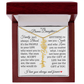 To My Bonus Daughter" Life Gave Me The Gift of You" Name Flower Necklace
