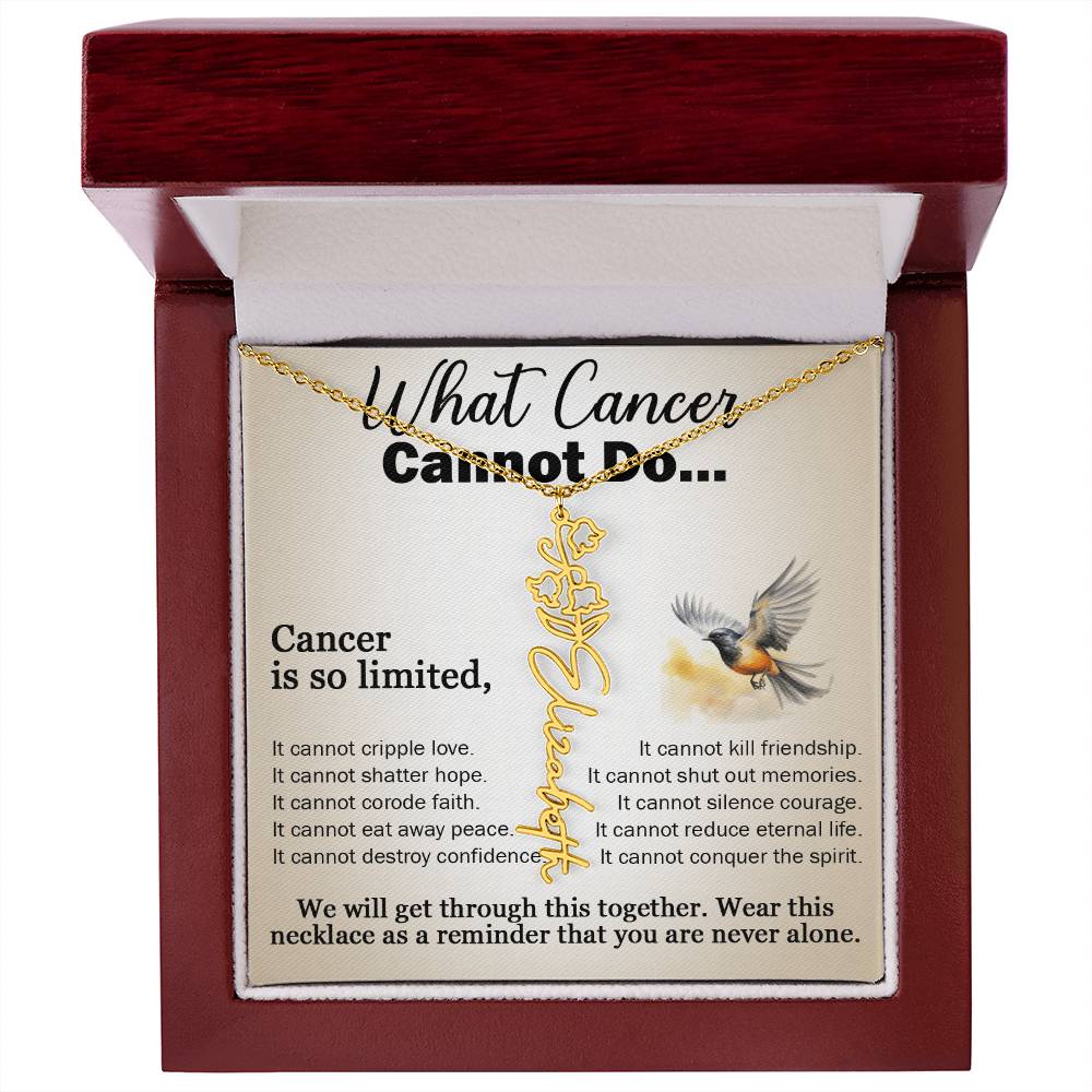 Cancer Gifts for Women, Jewelry for Cancer Survivor, Inspirational Necklaces with Meaningful Caring Message Card and Gift Box, Cancer Gifts for Friends, Mom, Daughter, Patients
