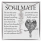 Soulmate Gift, Name Flower Necklace